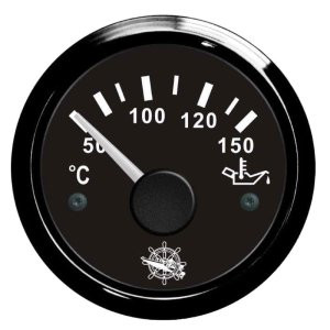 Osculati oil temperature gauge 50/150° black/black