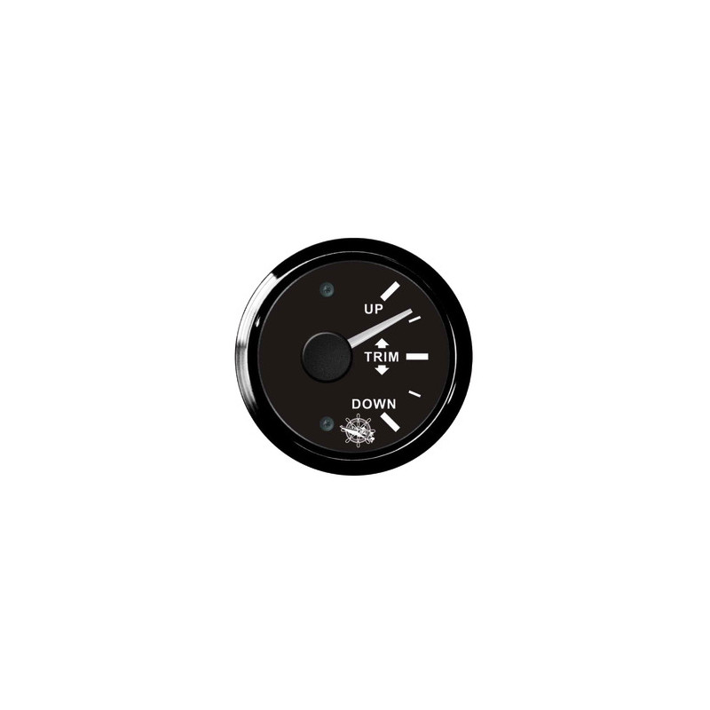 Osculati trim indicator 0/190 ohm black/black
