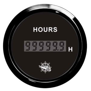 Osculati digital hour counter black/black