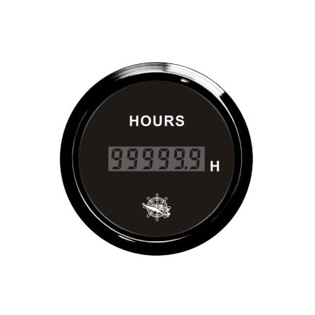 Osculati digital hour counter black/black