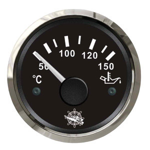 Osculati oil temperature gauge 50/150° black/glossy