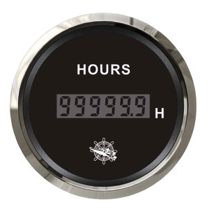 Osculati digital hour counter black/glossy