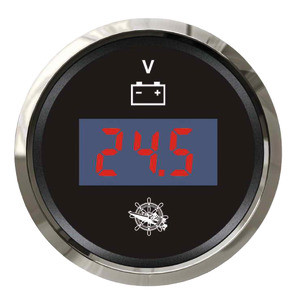 Osculati digital voltmeter 8/32V black/glossy