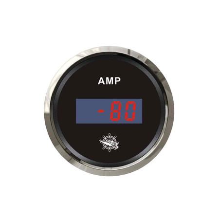 Osculati digital ammeter w/shunt black/glossy