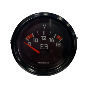Moto-voltmeter 8-16 volt 12V 52mm CHROOM