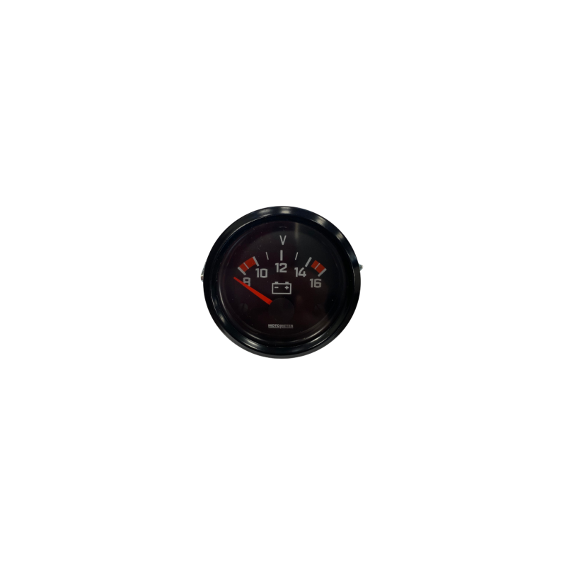 Moto-voltmeter 8-16 volt 12V 52mm CHROOM