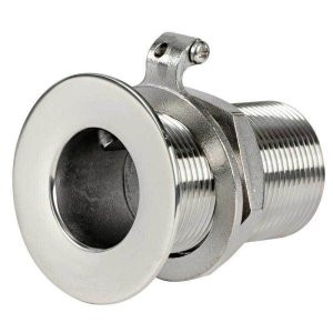 Huiddoorvoer r.v.s. 1.1/2" trechter