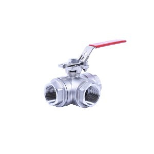 3-weg kogelkraan L-boring 2"