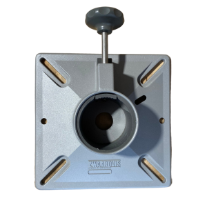 Zwaardvis stoeldrager grijs metallic gel