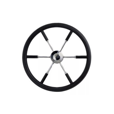 Ultraflex stuurwiel 70cm PU met RVS spak