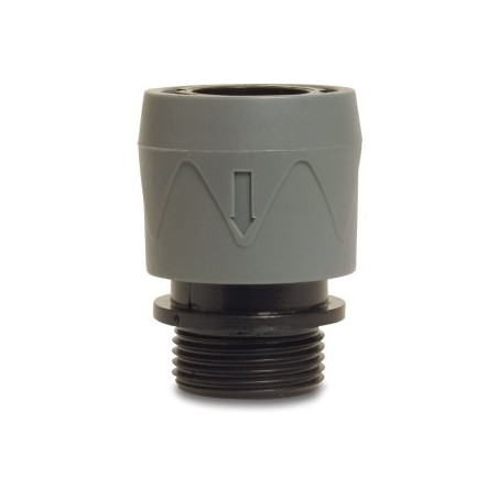 Connector 3/4" buitendraad x female