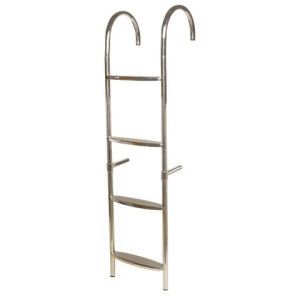 Boottrap 4 treden klapbaar RVS304