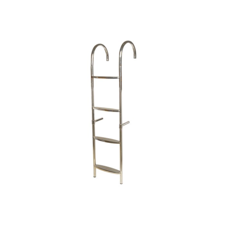 Boottrap 4 treden klapbaar RVS304