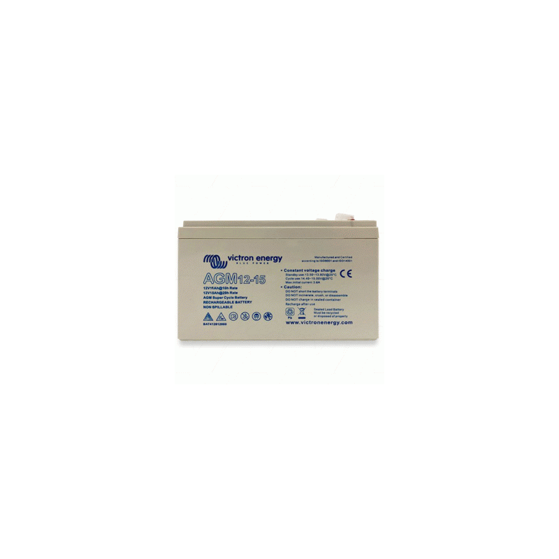 AGM Super Cycle accu 12V/15Ah (Faston)