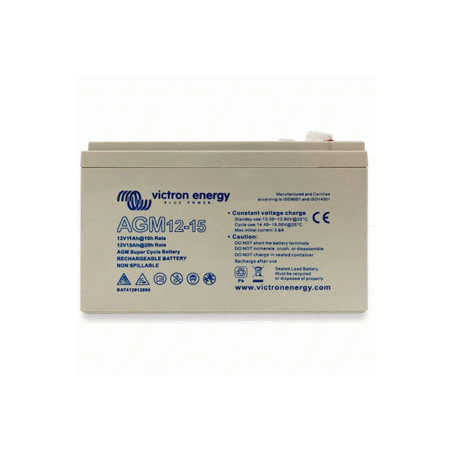 AGM Super Cycle accu 12V/15Ah (Faston)