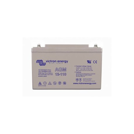 AGM Deep Cycle accu met schroefdraad 12V/110Ah (M8)