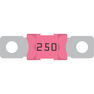 MEGA-fuse 250A/58V voor 48V producten