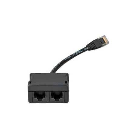 RJ45-splitter 1x RJ45 mannelijk - 2x RJ45 vrouwelijk (15 cm)