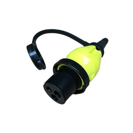 Stekker 16A/250Vac (2p/3w) voor stroomaansluiting 16A