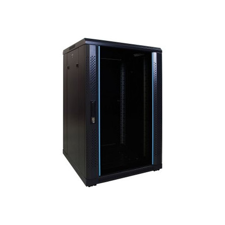 18U serverkast met glazen deur