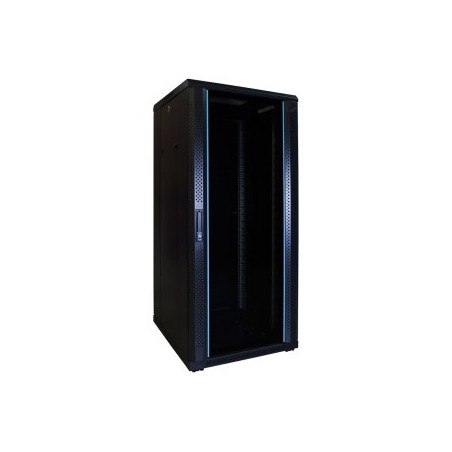 27U serverkast met glazen deur