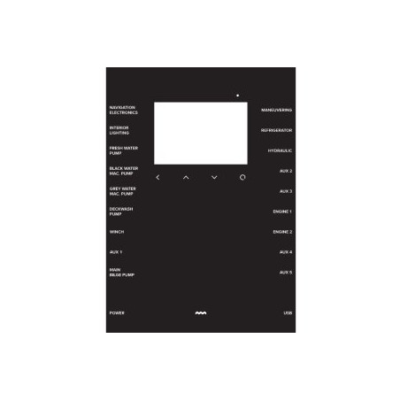 Nereide 2 bedieningspaneel - motorboot