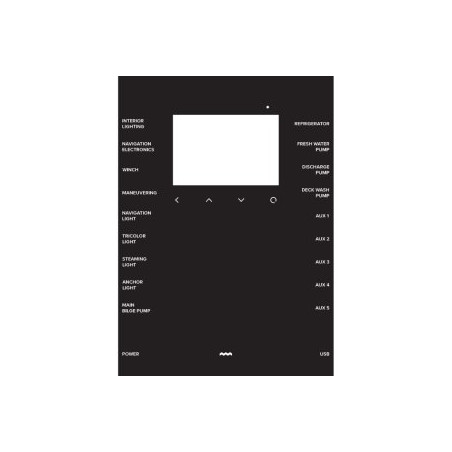 Nereide 2 bedieningspaneel - zeilboot klein