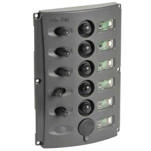 Schakelpaneel met dubbele LEDs