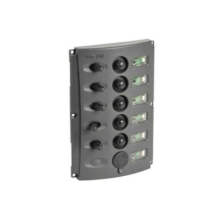 Schakelpaneel met dubbele LEDs