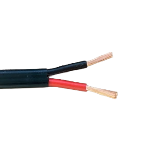 Autokabel plat (rood/zwart)