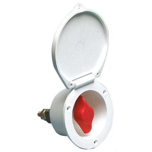 HD hoofdstroomschakelaar inbouw model - wit