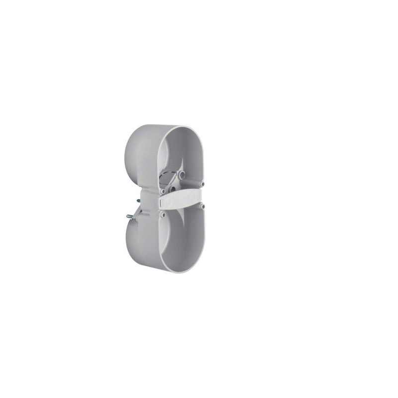 Horizontale / verticale afschermdoos met 2 keer trekontlasting