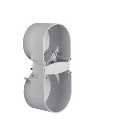 Horizontale / verticale afschermdoos met 2 keer trekontlasting