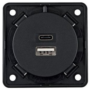 USB-oplaadcontactdoos A+C 230V