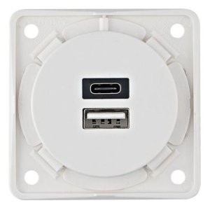 USB-oplaadcontactdoos A+C 230V