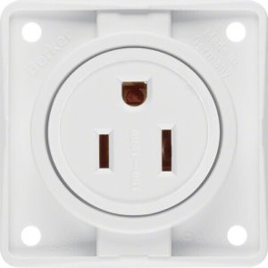 Berker contactdoos Amerikaans systeem wit ul/csa integro