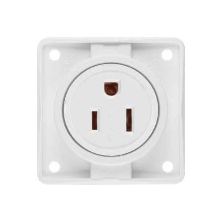 Berker contactdoos Amerikaans systeem wit ul/csa integro