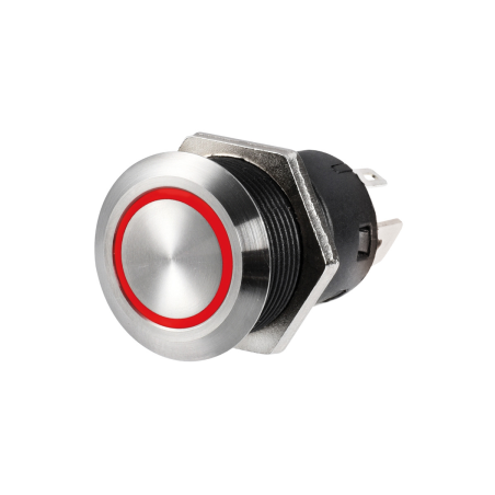 Vlakke schakelaar van RVS