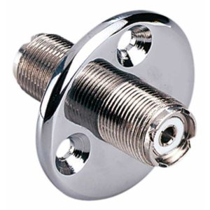 RVS dekdoorvoer voor coaxkabel