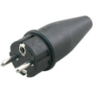 Rubber stekker met randaarde