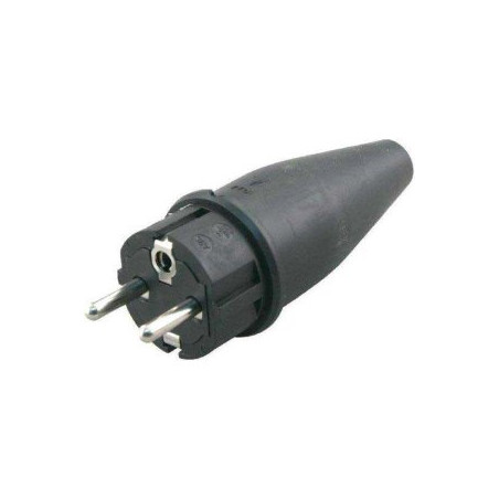 Rubber stekker met randaarde