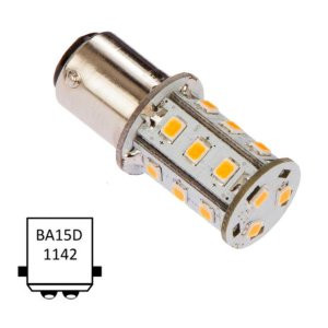 NauticLed Ba15D-BT18-WW