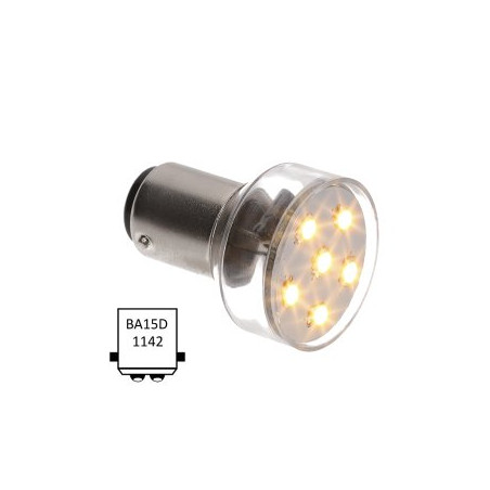 NauticLed Ba15D-R06-WW