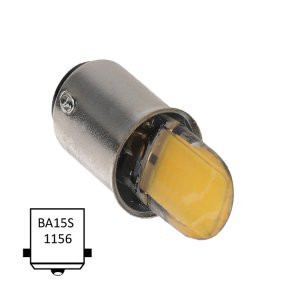 NauticLed Ba15S-COB3-WW
