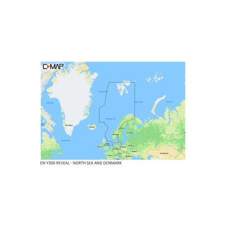C-MAP REVEAL - North Sea & Denmark