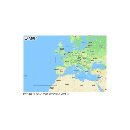 C-MAP REVEAL - West European Coasts