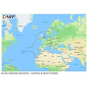 C-MAP DISCOVER - Central, West Europe Continental