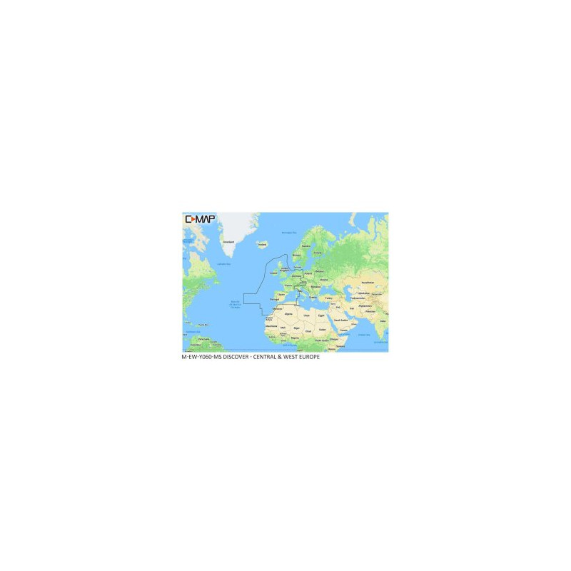 C-MAP DISCOVER - Central, West Europe Continental