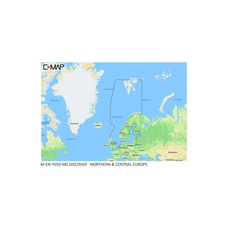 C-MAP DISCOVER - Northern & Central Europe