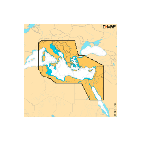 C-MAP DISCOVER X - East Mediterranean